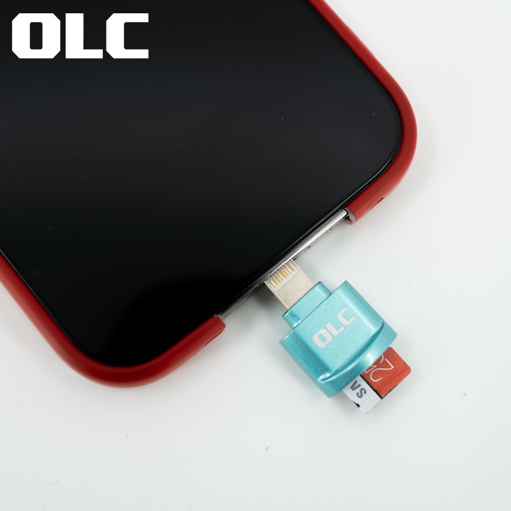 OLC CR-1 스마트폰 마이크로 SD카드리더기 애플 아이폰 안드로이드 C-TYPE - 상품 이미지