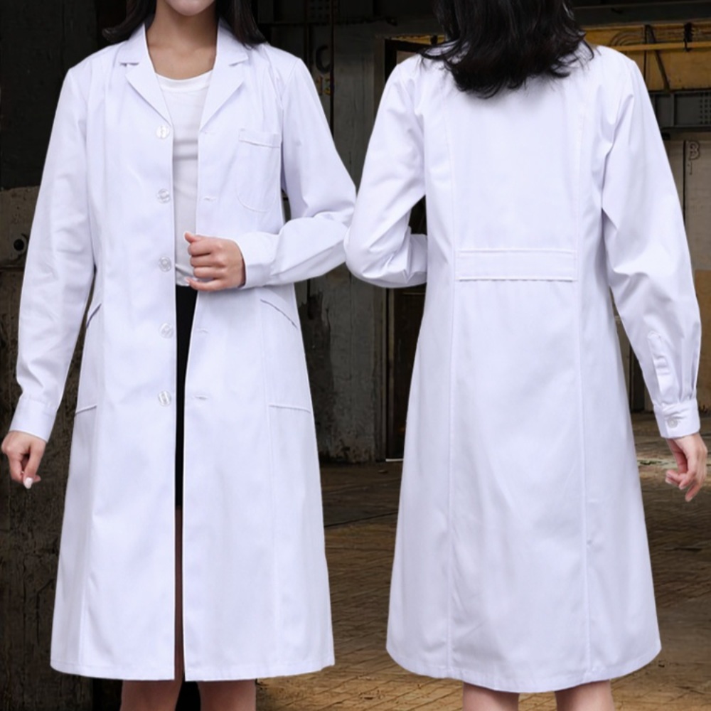 화학실험복 연구생 대학원생 랩실 가운 약사 영양사 식품위생 실습 위생 의사 간호사 남녀공용 상품 이미지