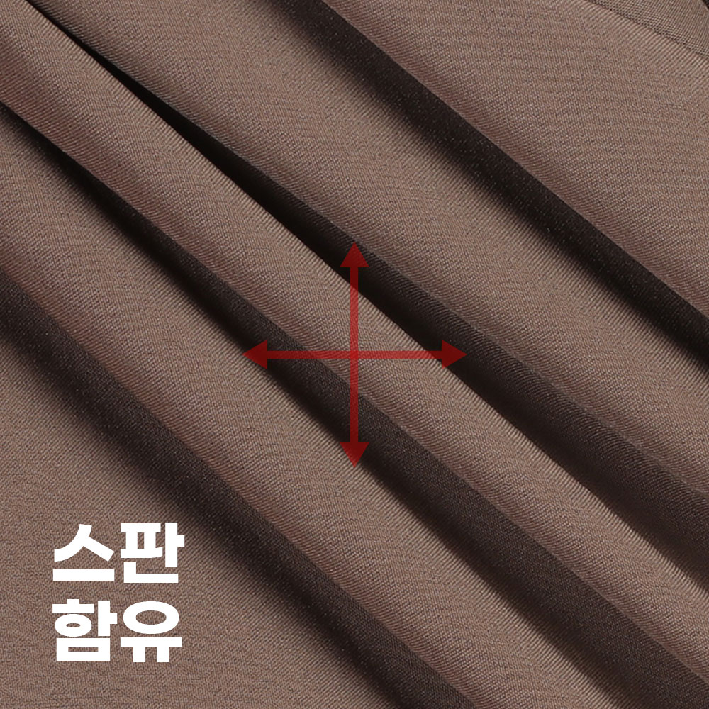 기모골프바지 겨울 골프방한바지 히든밴딩 화이트슬랙스 - 상세 이미지 3