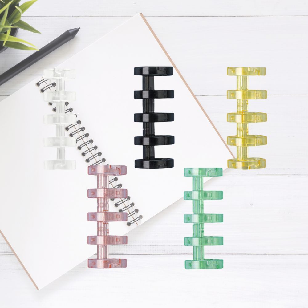 셀프 스프링 제본 플라스틱 루즈링 30공 셀프제본링 3+1 제품 이미지