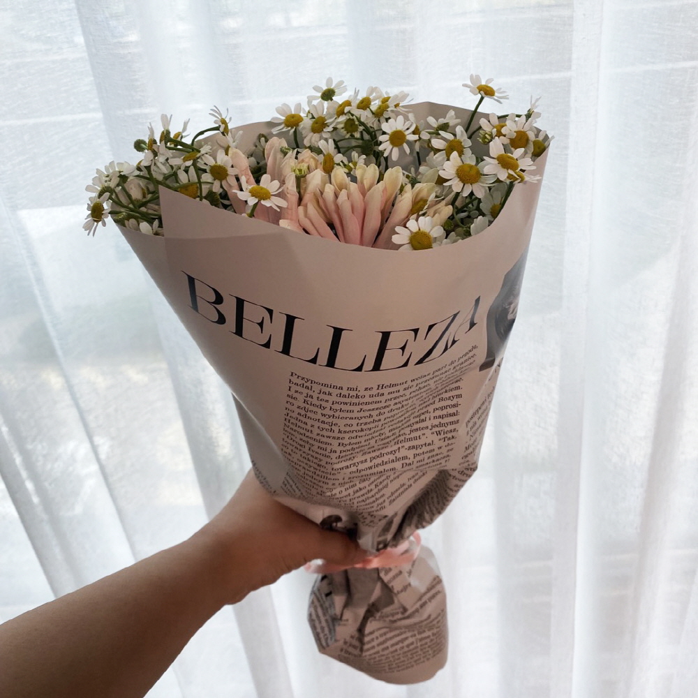 마트리카리아 꽃다발 꽃배달싼곳 꽃시장 생화택배