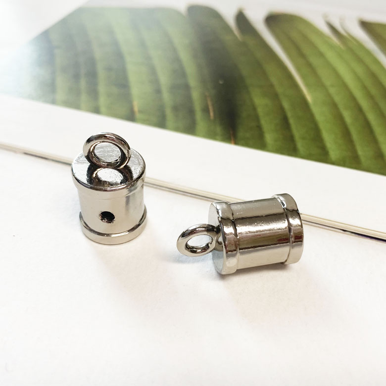 NEW) 10mm 원통형 금속 태슬캡 (나사 미포함) - 상세 이미지 4