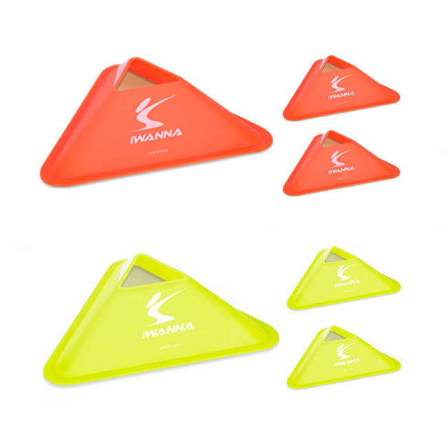 아이워너 5cm 삼각 스포츠콘 6개입 접시콘
