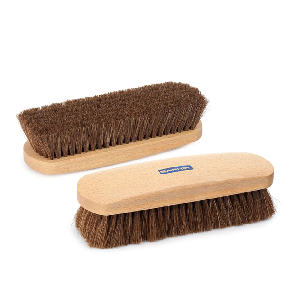 사피르 말털 브러시 21cm / 가죽 자켓 신발 관리 구두 먼지털이 청소 광택용 솔 제품 이미지