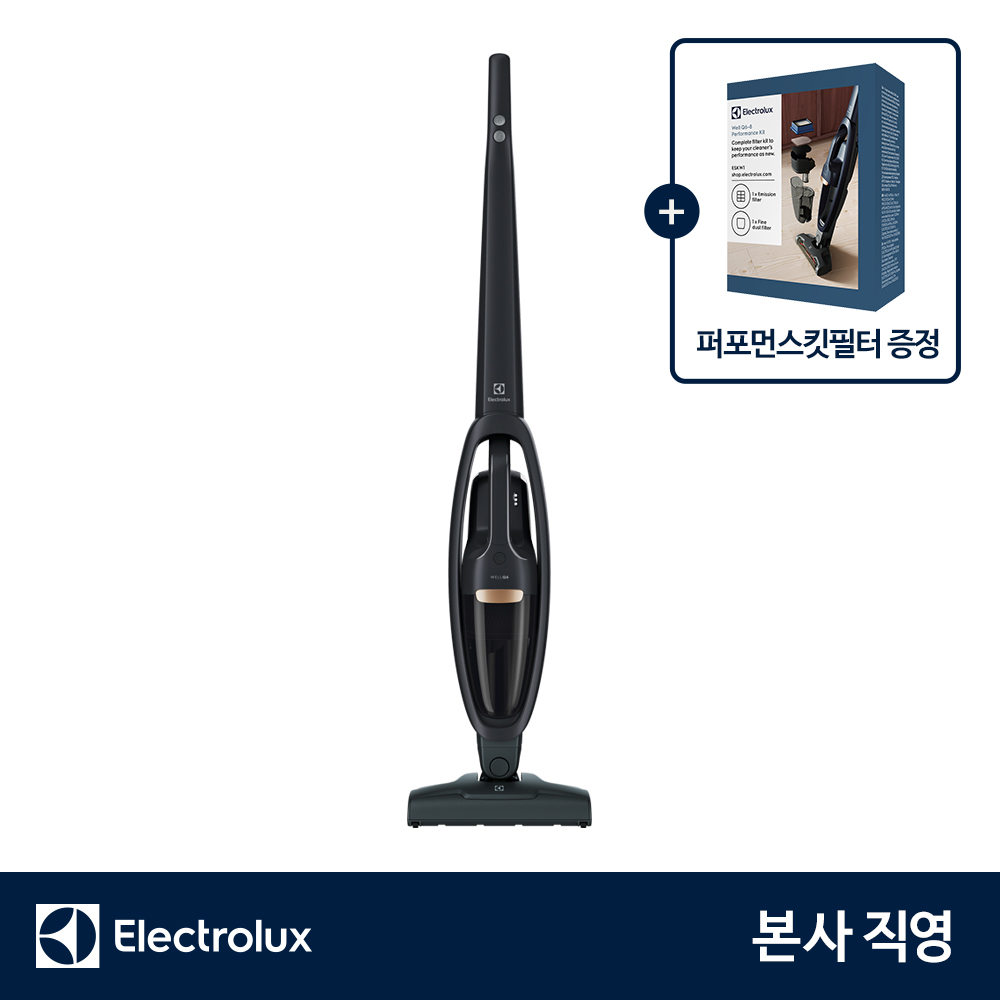 [필터증정] 일렉트로룩스 WQ61-1OGG (+ESKW1) Well Q 셀프스탠딩 투인원 무선청소기 18V