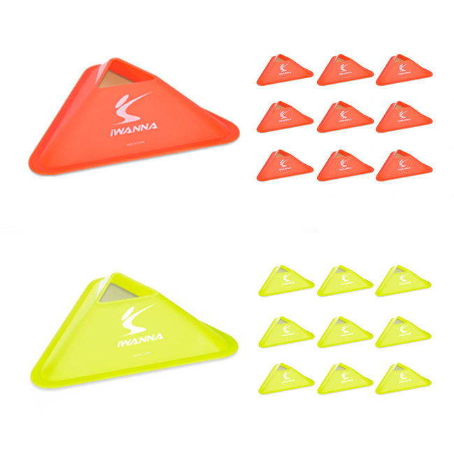 아이워너 5cm 삼각 스포츠콘 20개입 세트 접시콘