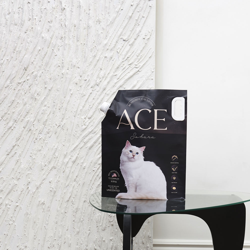 [에이스벤토나이트] 고양이 모래 사하라(무향/가는입자) 9.35kg 1+1 이미지 4