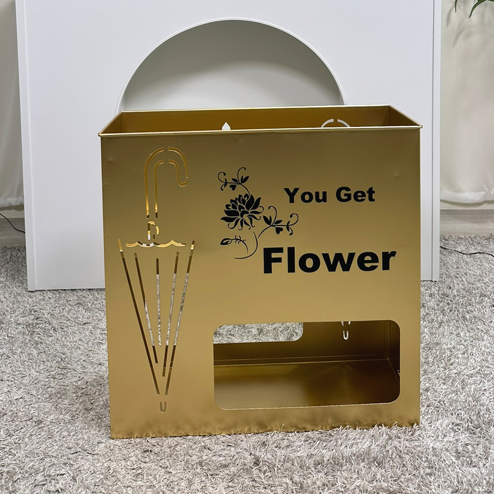 설렘하우스 대형 우산꽂이 로고맞춤 주문제작 업소용 매장 개업선물 우산꽃이 대형