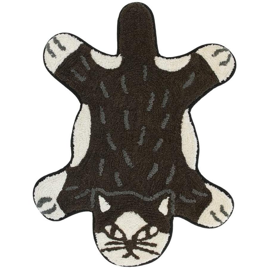 즐거운 동물원 순면 빅 발매트 고양이 러그