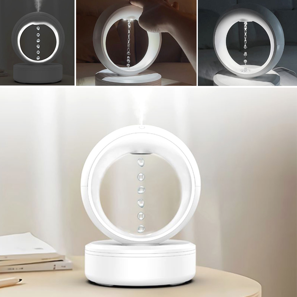 무중력 물방울 가습기 대용량 led 물멍 분리형 무드등 제품 이미지