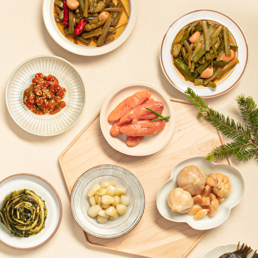 맛있는 가정식 BEST 장아찌반찬 6종 500g,1kg - 상품 이미지