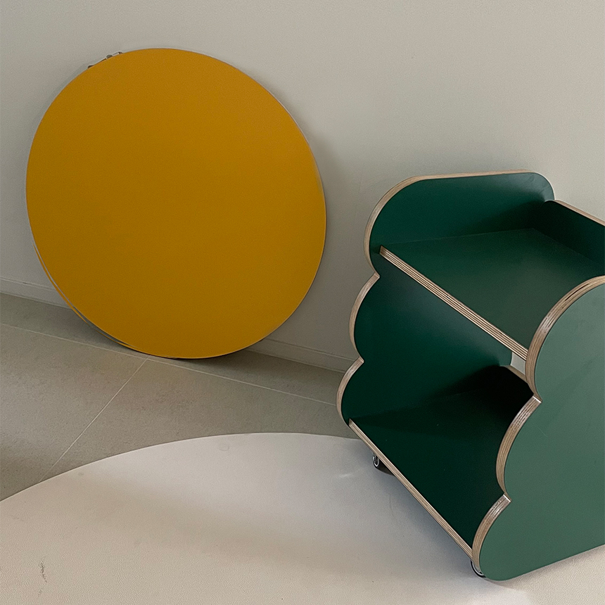 하이오즈 오브제 테이블 접이식 거실 공부 테이블