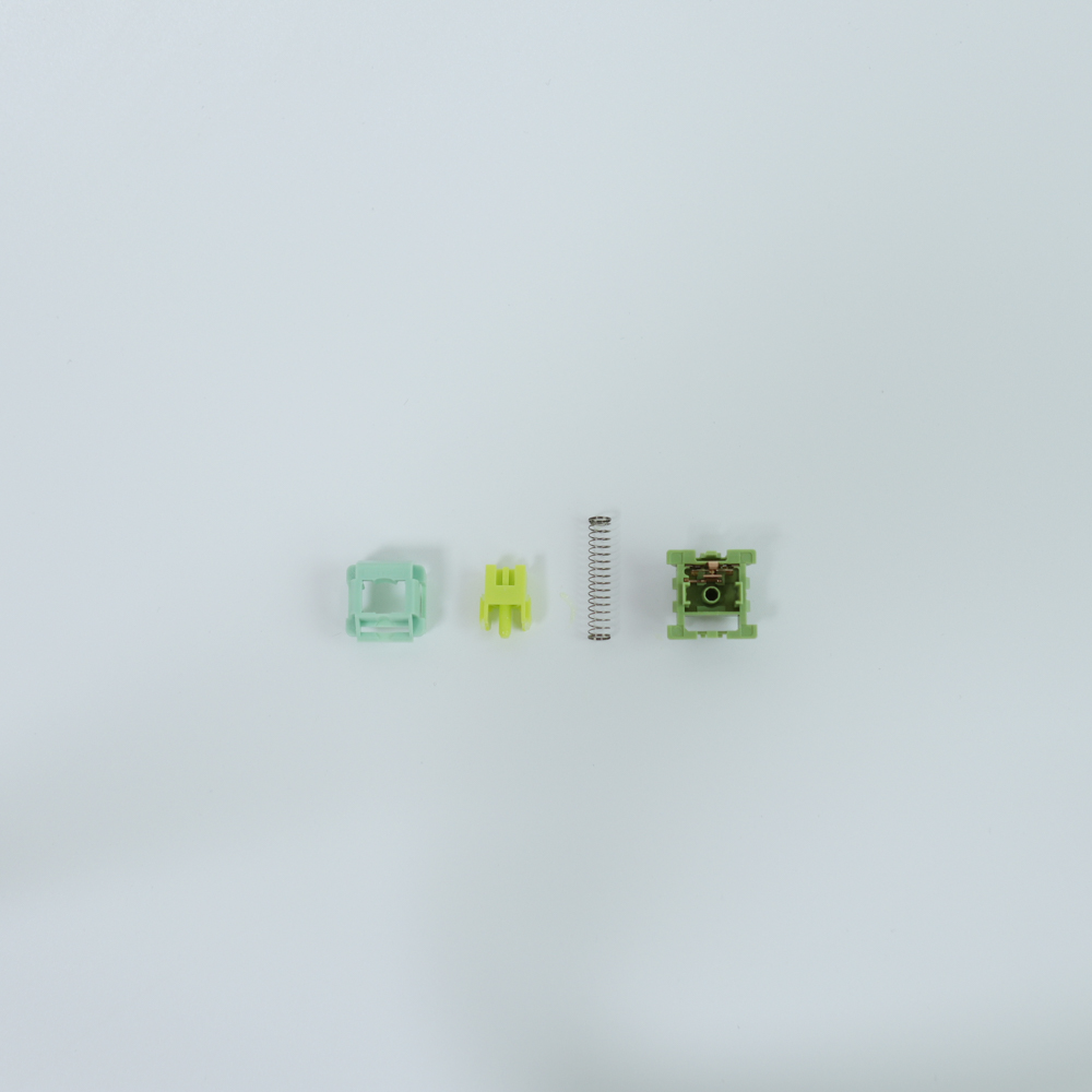 저소음 오테뮤 라임 축 V2 스위치 5pin outemu lime 택타일 사전 공장 윤활 이미지 6