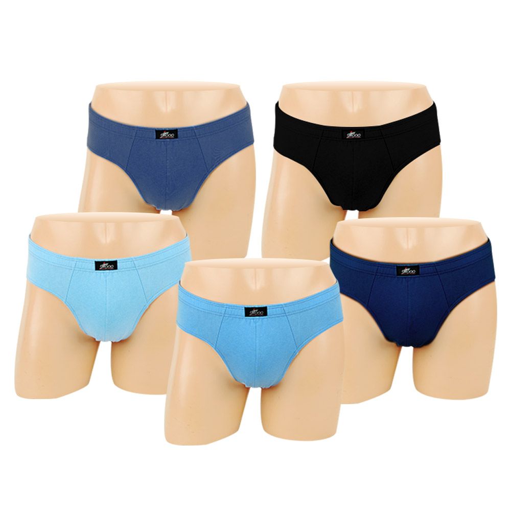 Men Brief 컬러랜덤 남자 삼각팬티 랜덤5매세트 BF2024 - 메인 이미지