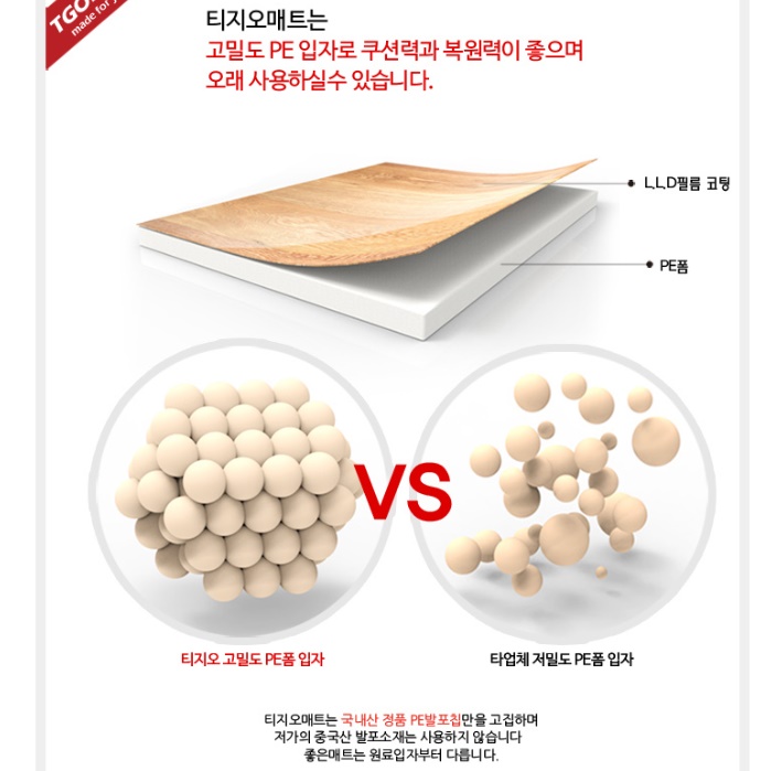 대형퍼즐매트 방음장판 퍼즐형매트 조립형매트 3T - 상세 이미지 3
