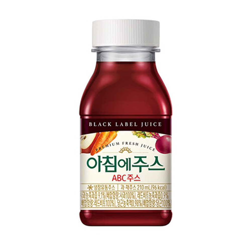서울우유 아침에주스 블랙라벨ABC주스 210ml 1개