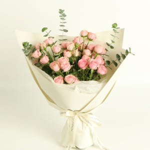 미니 핑크로즈 꽃다발, 장미 자나 생화 장미꽃 생일 졸업 입학 봄 여름 ... 솔직 후기 | 실사용자 리뷰 분석 - 상품 이미지 1