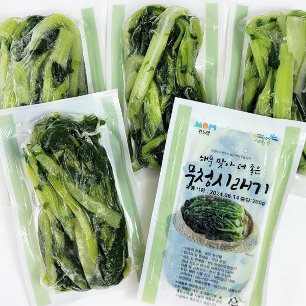 삼형제고기 무청시래기 삶은시래기 무우청 냉동 1팩 200g - 상세 이미지 4