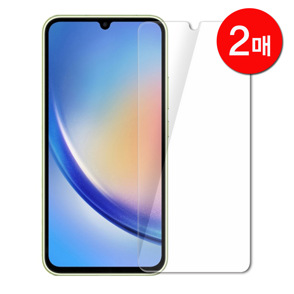 강화유리필름 갤럭시A34, 2매입