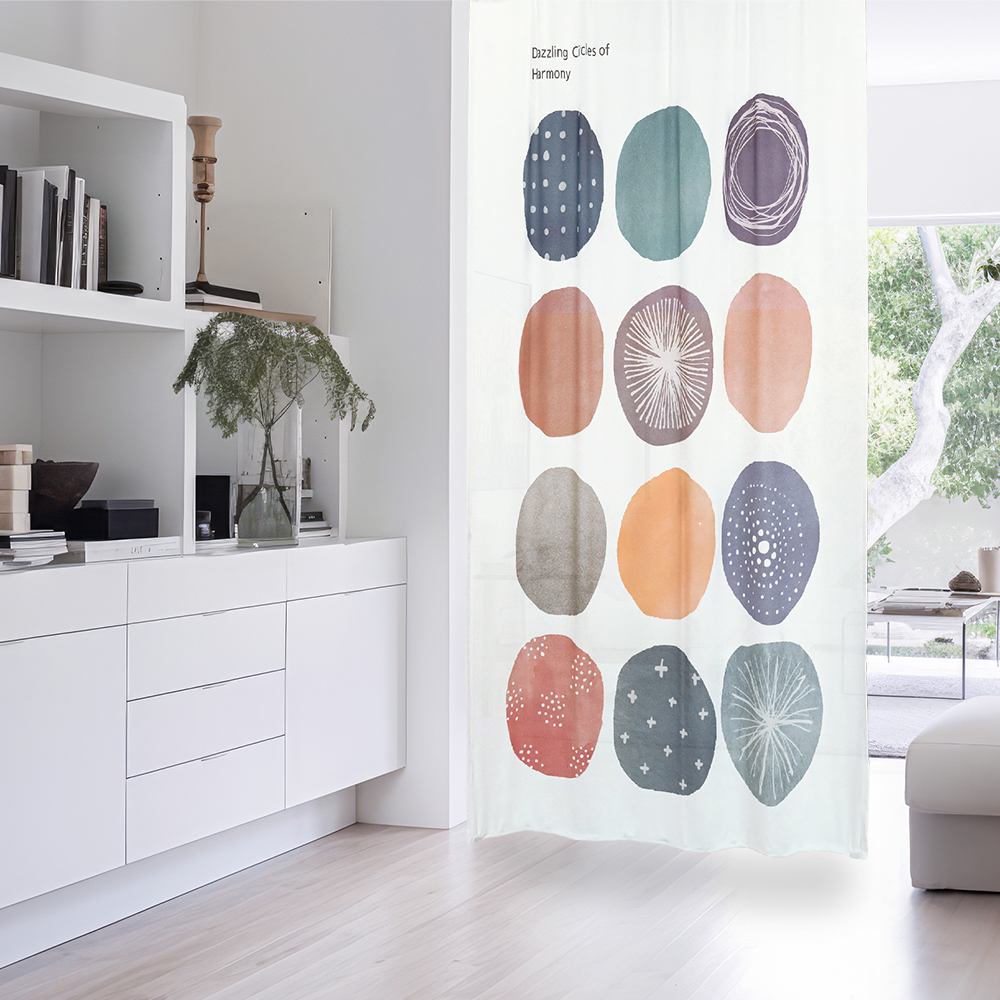 가림막 커튼 모던 바란스 패브릭 공간분리 가리개 현관 중문 주방 2size 문 거실 현관 벽