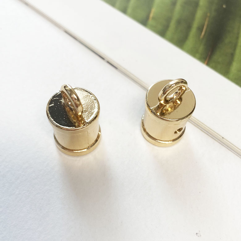 NEW) 10mm 원통형 금속 태슬캡 (나사 미포함) - 상세 이미지 2
