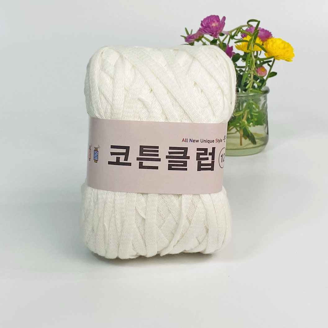 [콘샵] 코튼클럽 12침 - 200g 두꺼운 순면뜨개실 이미지 6