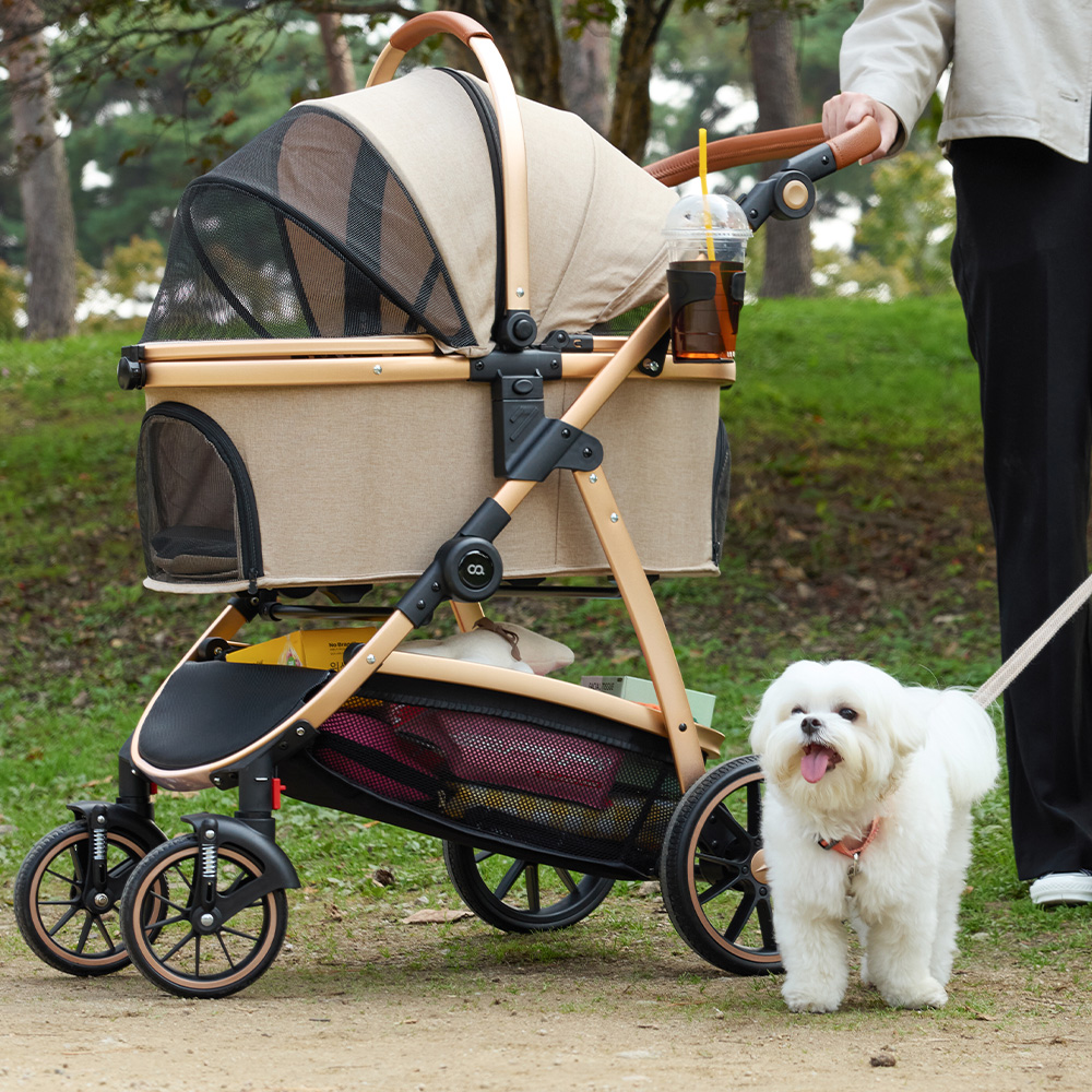 오아 펫츠 애견 유모차 강아지 고양이 반려견 개모차 캐리어 접이식 분리형 폴딩 경량