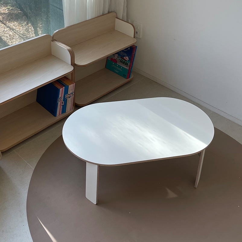 하이오즈 오브제 테이블 접이식 거실 공부 테이블