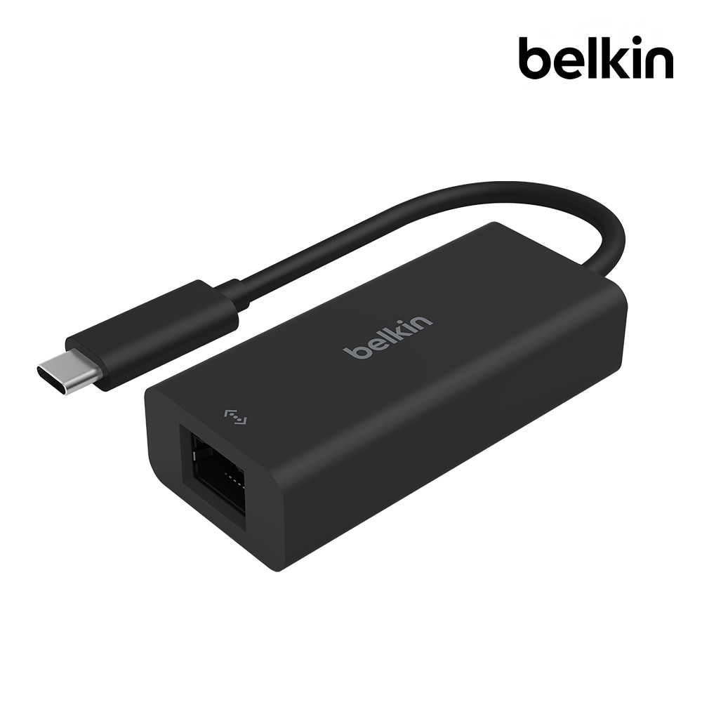 벨킨 USB 4 C타입 to 이더넷 2.5Gbps GbE 어댑터 초고속 유선랜 INC012bt - 상품 이미지
