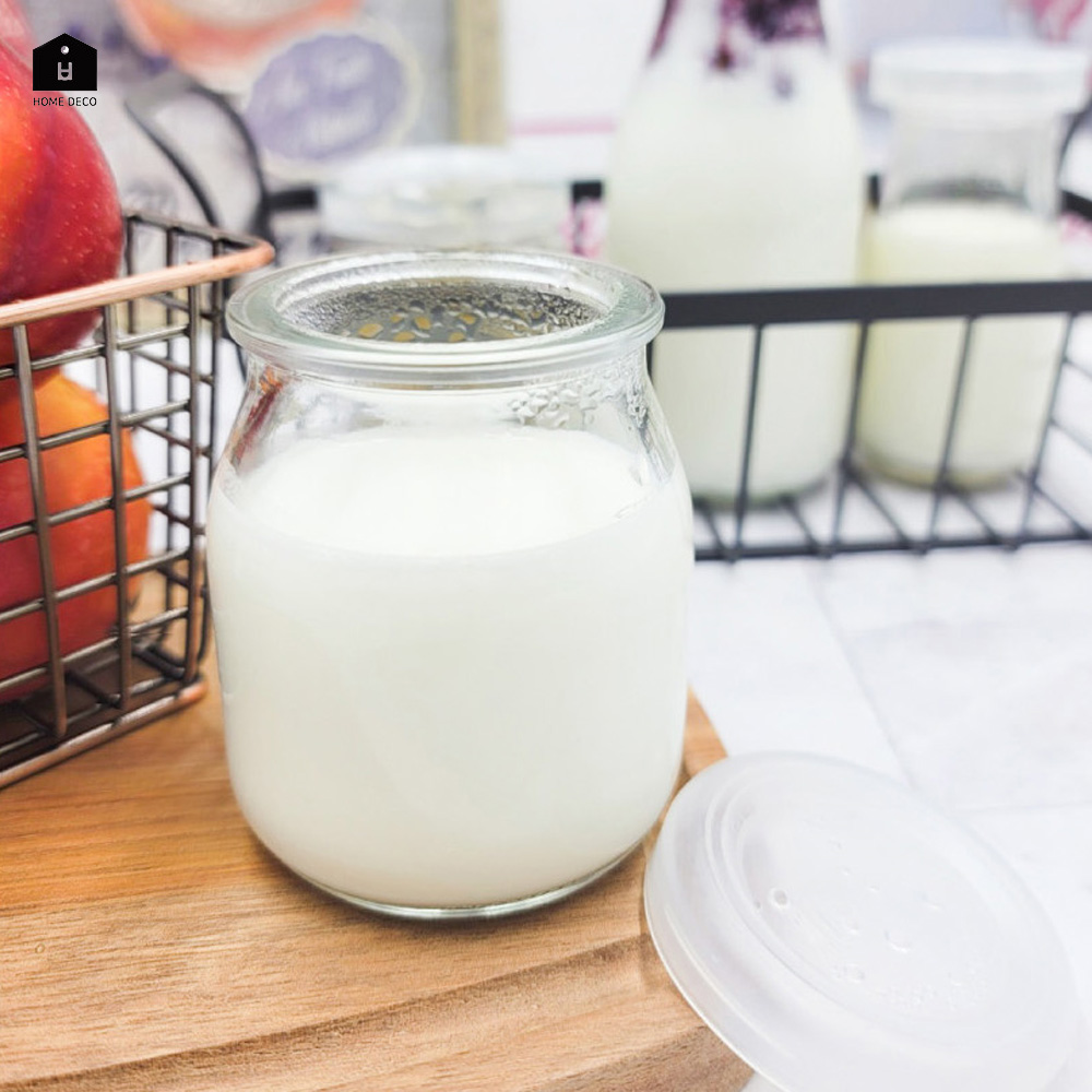 푸딩 잼병 요거트 유리병 미니 작은 우유병 주스 스무디병 100ml, 1개 이미지 8