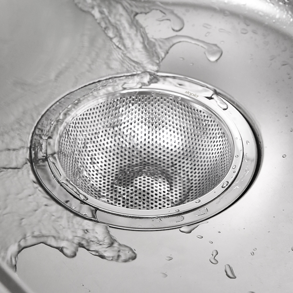 스토피아 304 올스텐 배수구망 거름망 1개+커버 1개 세트 국내생산 음식물 싱크대망