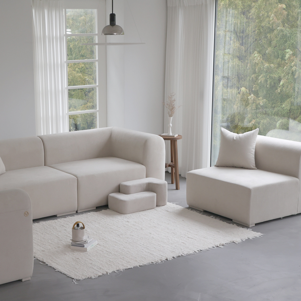 반트 푸딩 모듈 4인용 패브릭소파 모음