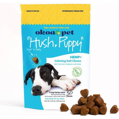 [해외]강아지 삼베 진정 분리 여행 츄스 땅콩버터 맛을 가진 프리 베트 소프트