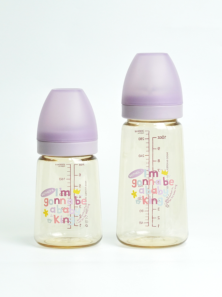 마더케이 신생아 PPSU 젖병 배앓이방지 (노꼭지) 180ml, 1개, 베베(라일락) - 상세 이미지 5