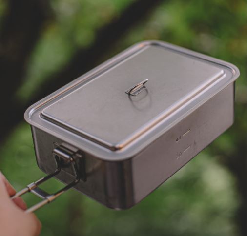 키녹스 반합 뚜껑 세트 군용 사각 캠핑 스텐 백패킹