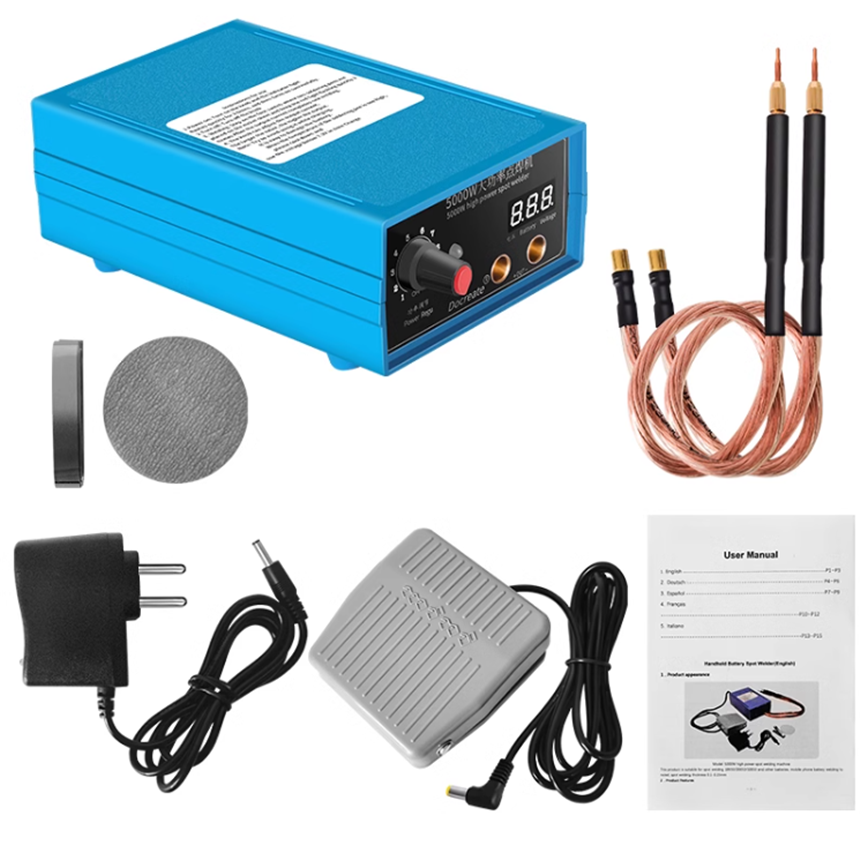 휴대용 미니 스폿용접기 18650 배터리 팩 니켈 5000w 스폿용접 220V 충전기포함 - 상세 이미지 2