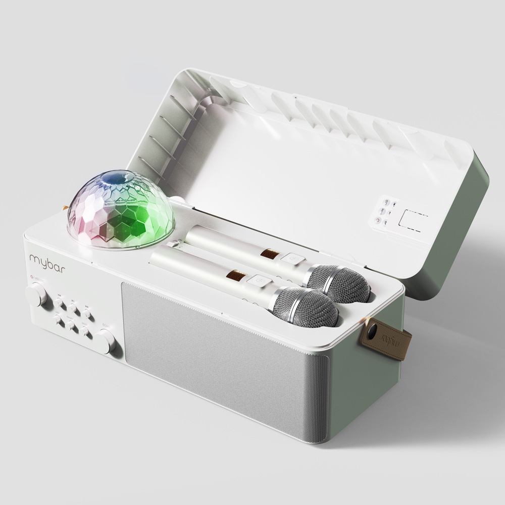 마이바 블루투스 무선 마이크 스피커 휴대용 미니 듀얼 노래방 블루투스마이크 - 상세 이미지 3