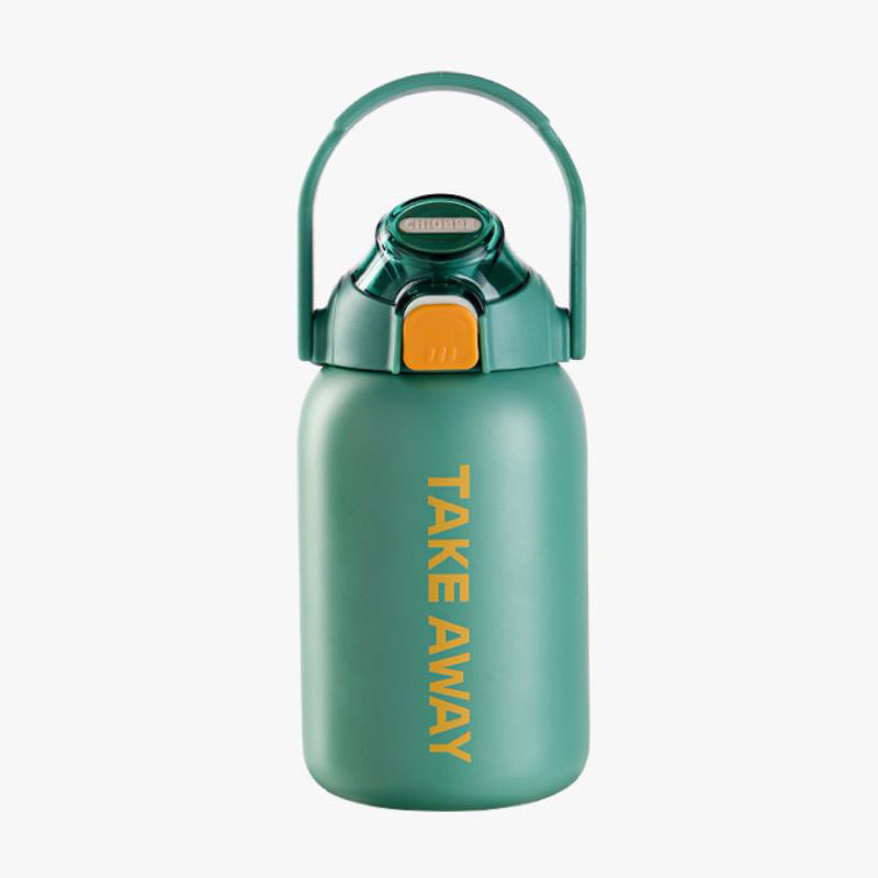 손잡이텀블러 각인물통 핸들 원터치쉐이크통 빨대텀블러 대용량850ml - 상품 이미지
