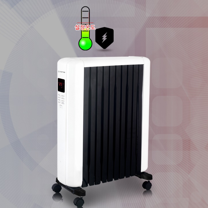 12핀 라디에이터 가정용 업소용 사무실 화장실방열기 라지에터 전기라지에타