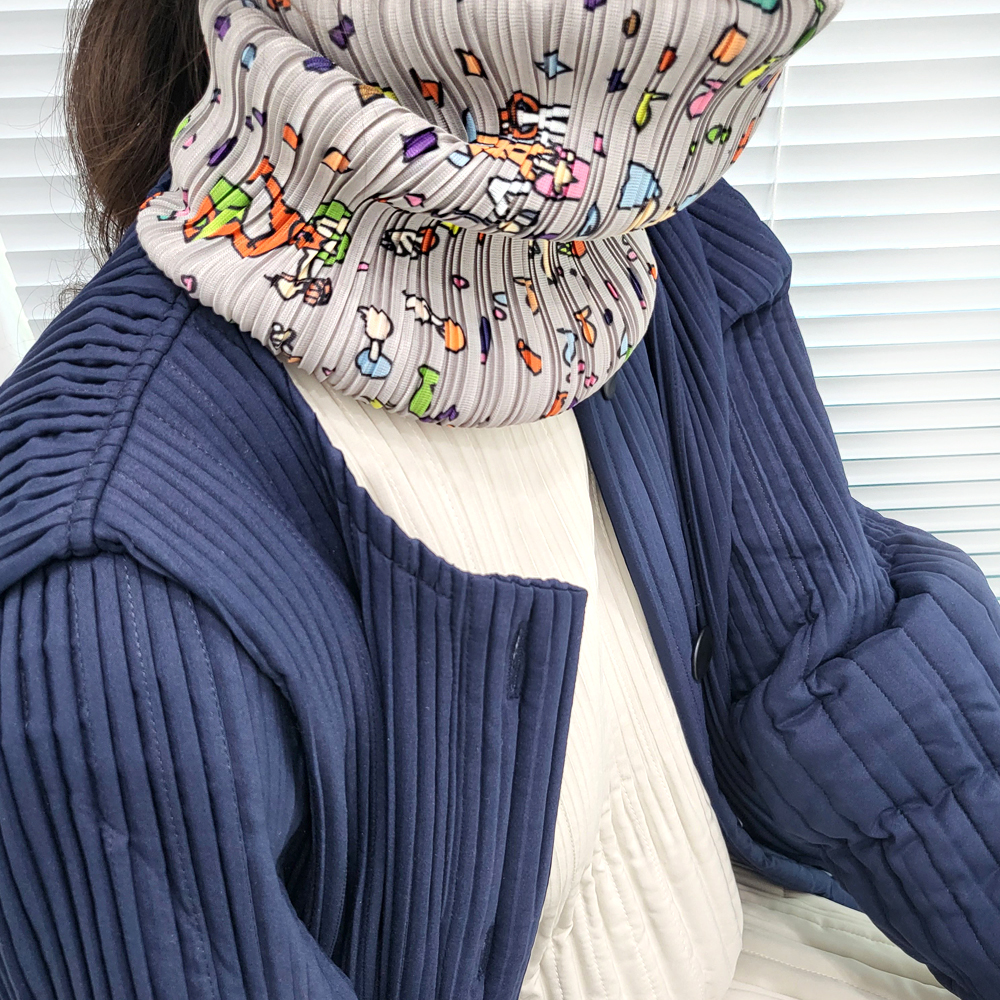 VW01 플리츠 JOYFUL PRINTING 가벼운선물 목토시 골프 워머 - 상세 이미지 3