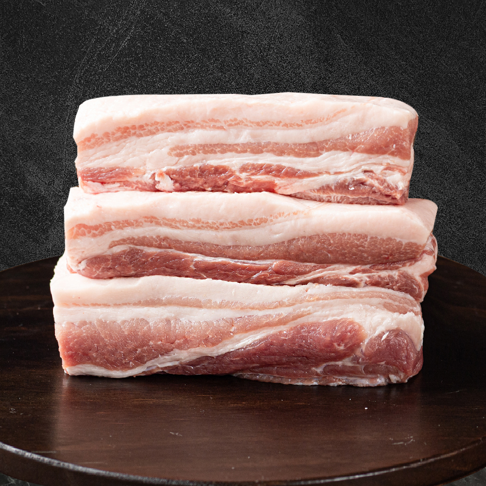 지리산 흑돼지 삼겹살 목살 갈비 안심 앞다리