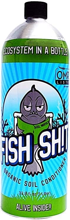 Fish Sh!t 비료 병 클로즈업