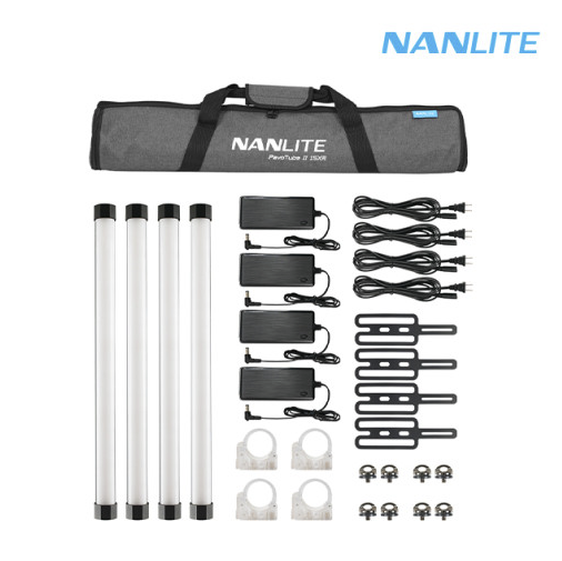 NANLITE 파보튜브II 15XR 4라이트 키트 RGB조명 / Pavo Tube II 15XR