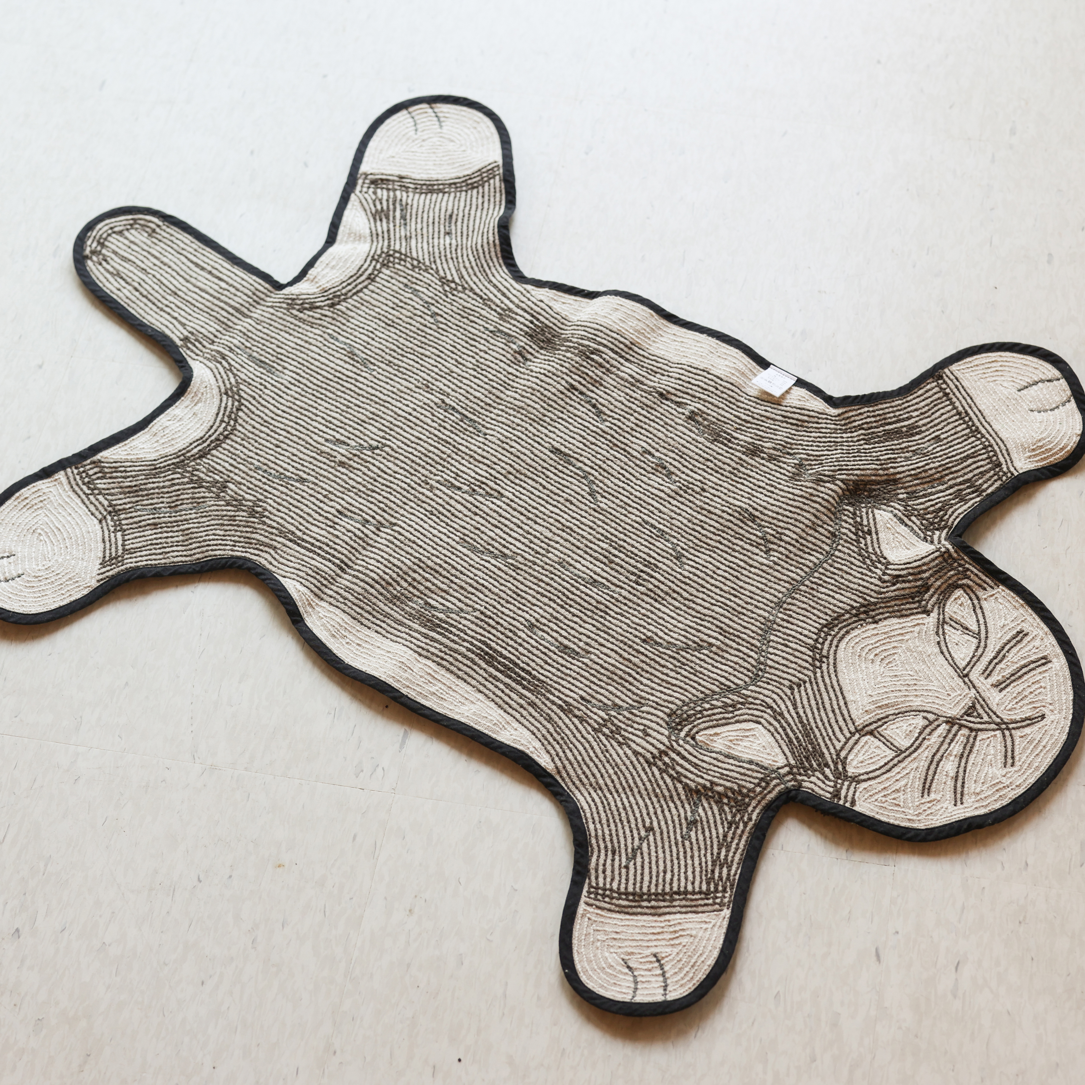 즐거운 동물원 순면 빅 발매트 고양이 러그