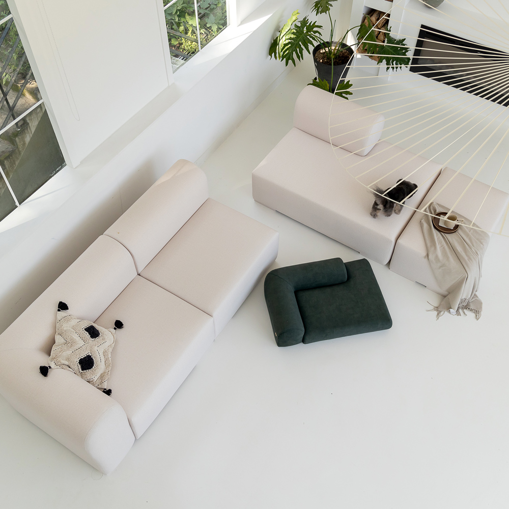 반트 푸딩 모듈 4인용 패브릭소파 모음