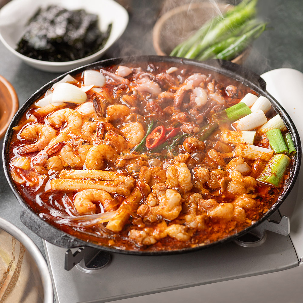 부산 낙곱새 전골 밀키트 캠핑음식