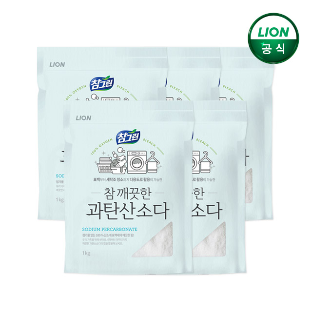 참그린 천연세제 과탄산소다 1kg x 5개
