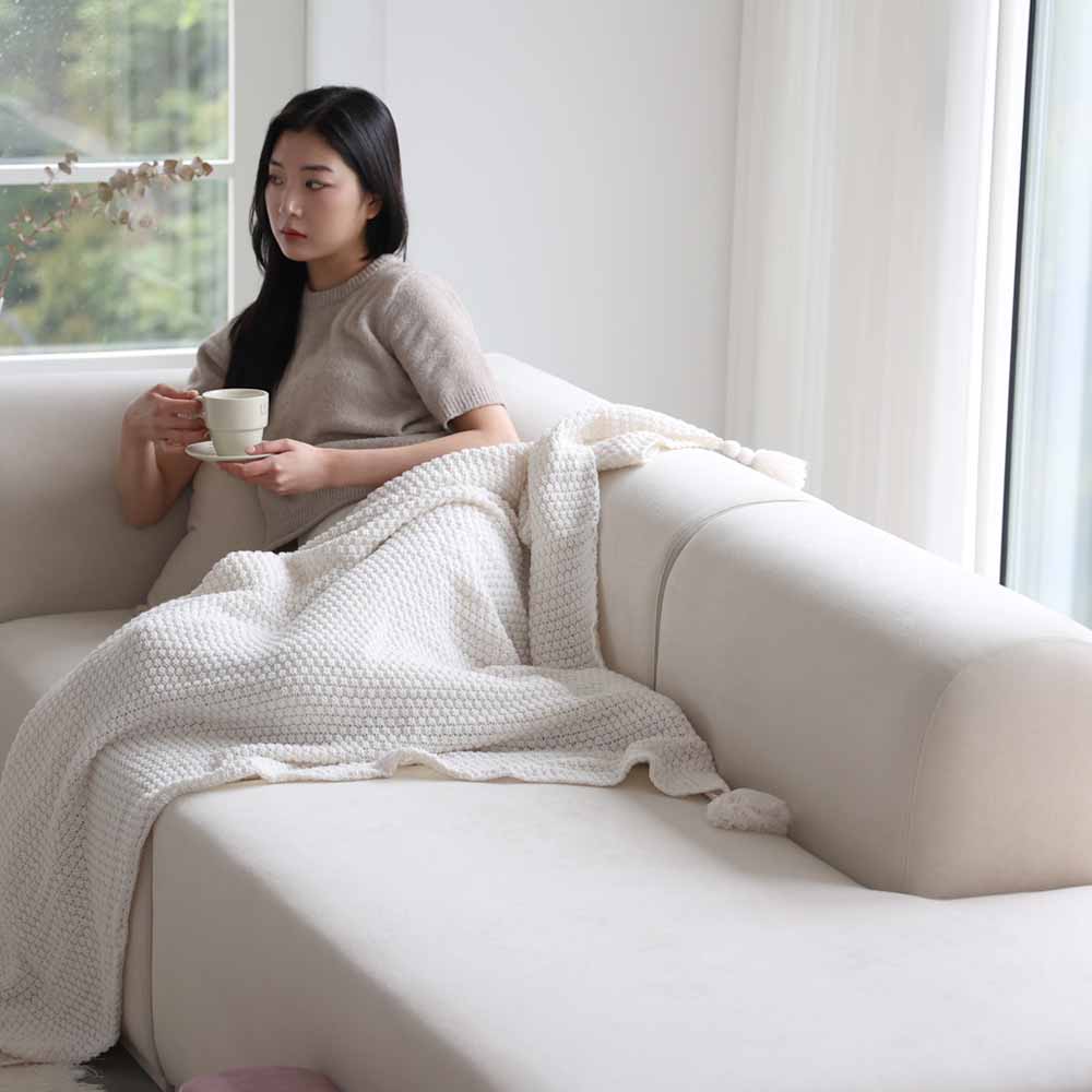 반트 푸딩 모듈 3.5인 B형 카우치 패브릭소파