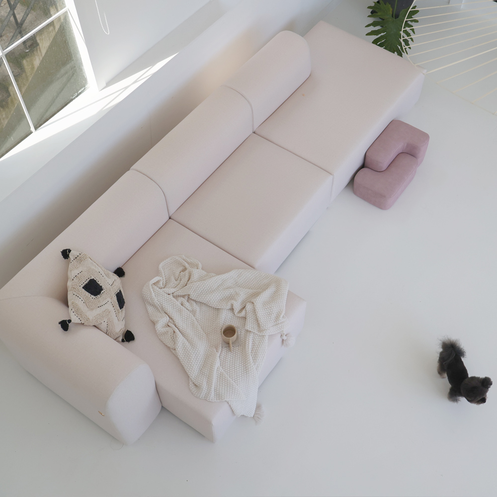 반트 푸딩 모듈 4인용 패브릭소파 모음