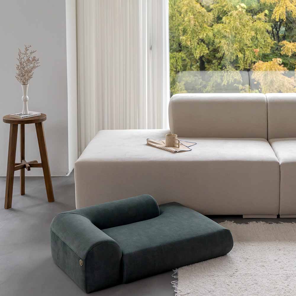 반트 푸딩 모듈 3.5인 B형 카우치 패브릭소파